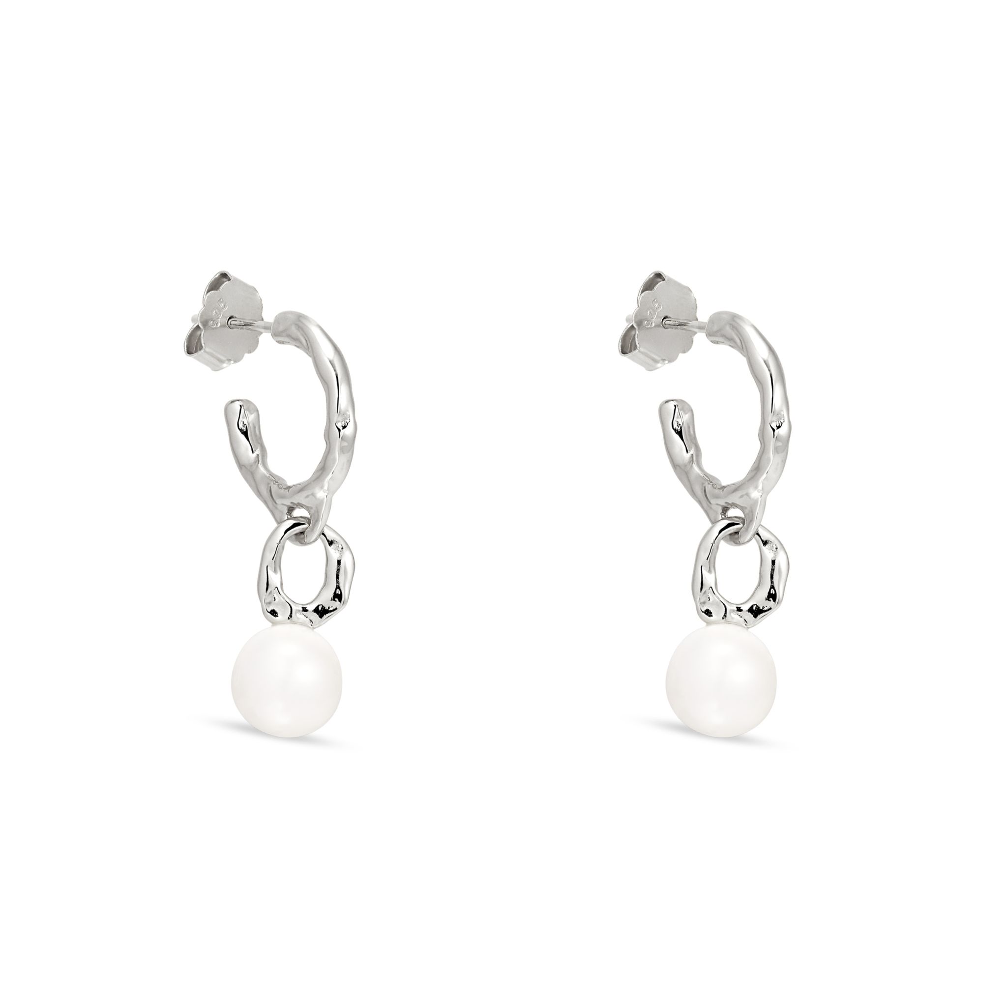 &Ouml;rh&auml;ngen Mary Hoop i &auml;kta silver