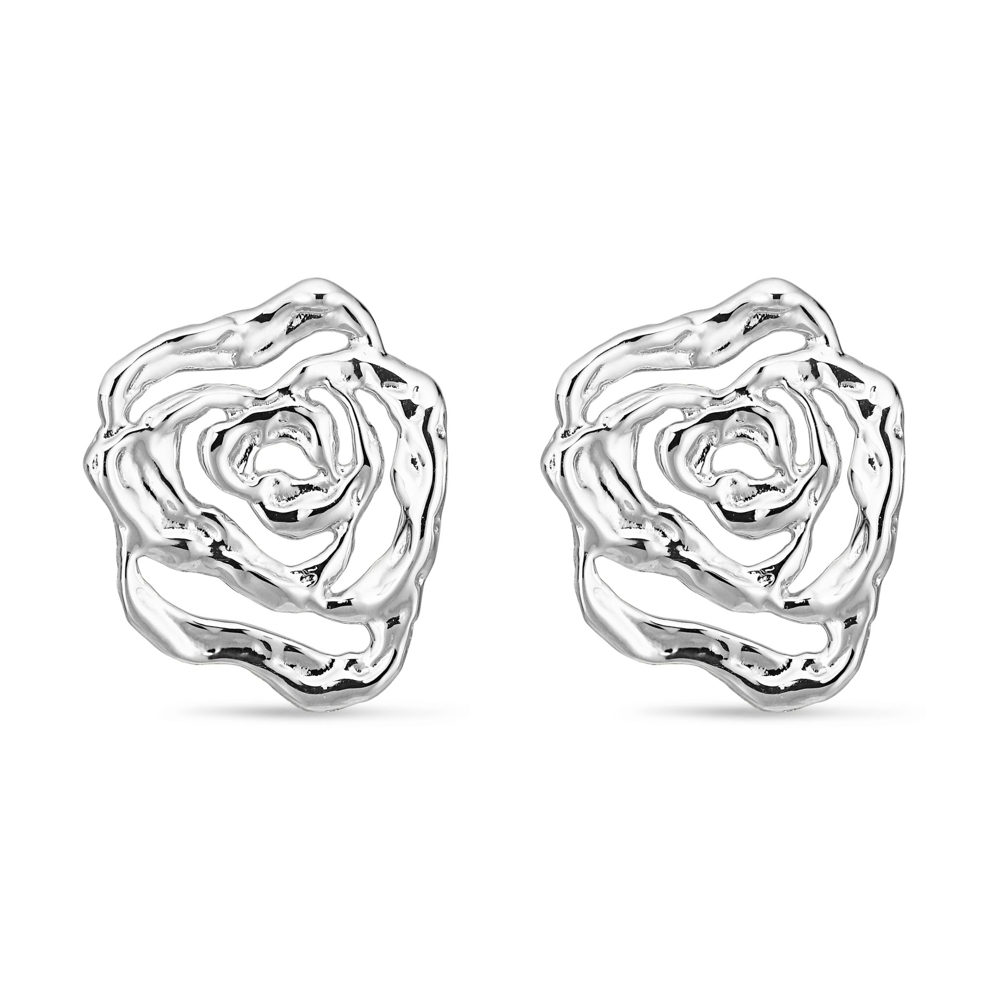 Örhängen Rose Earrings i äkta silver