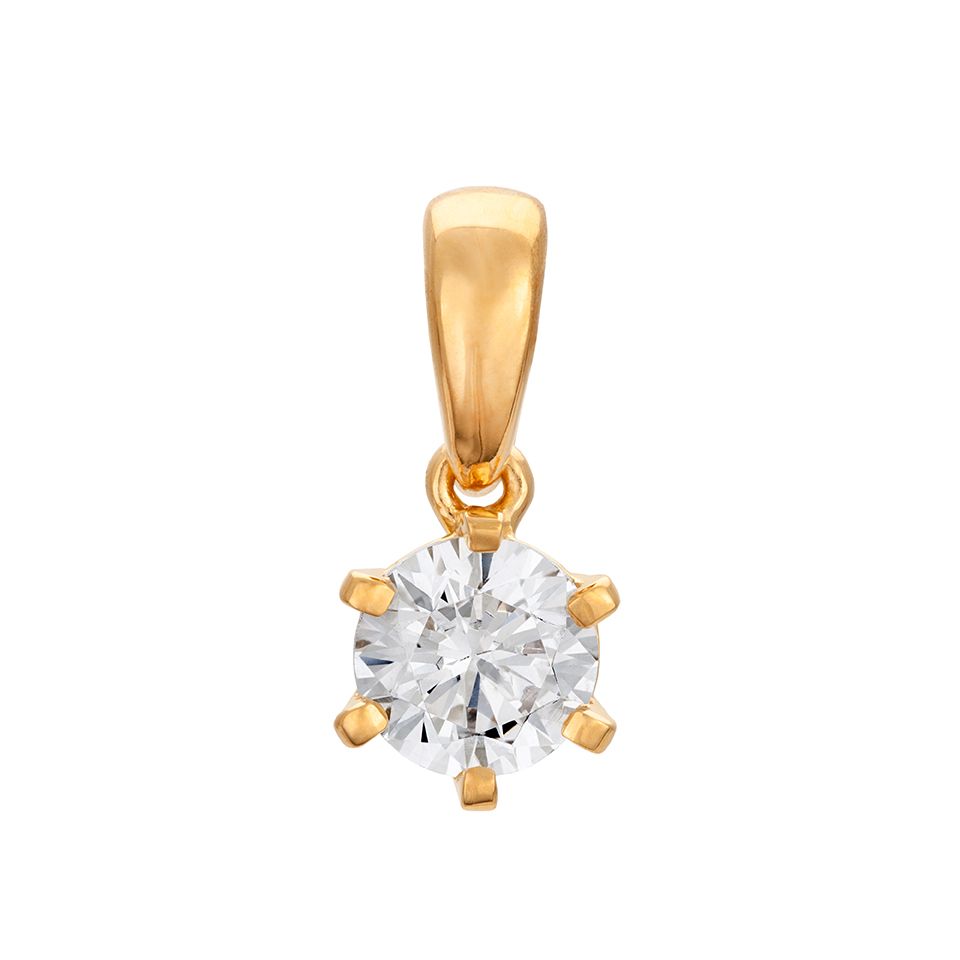 Hängsmycke med labbodlad diamant Polaris