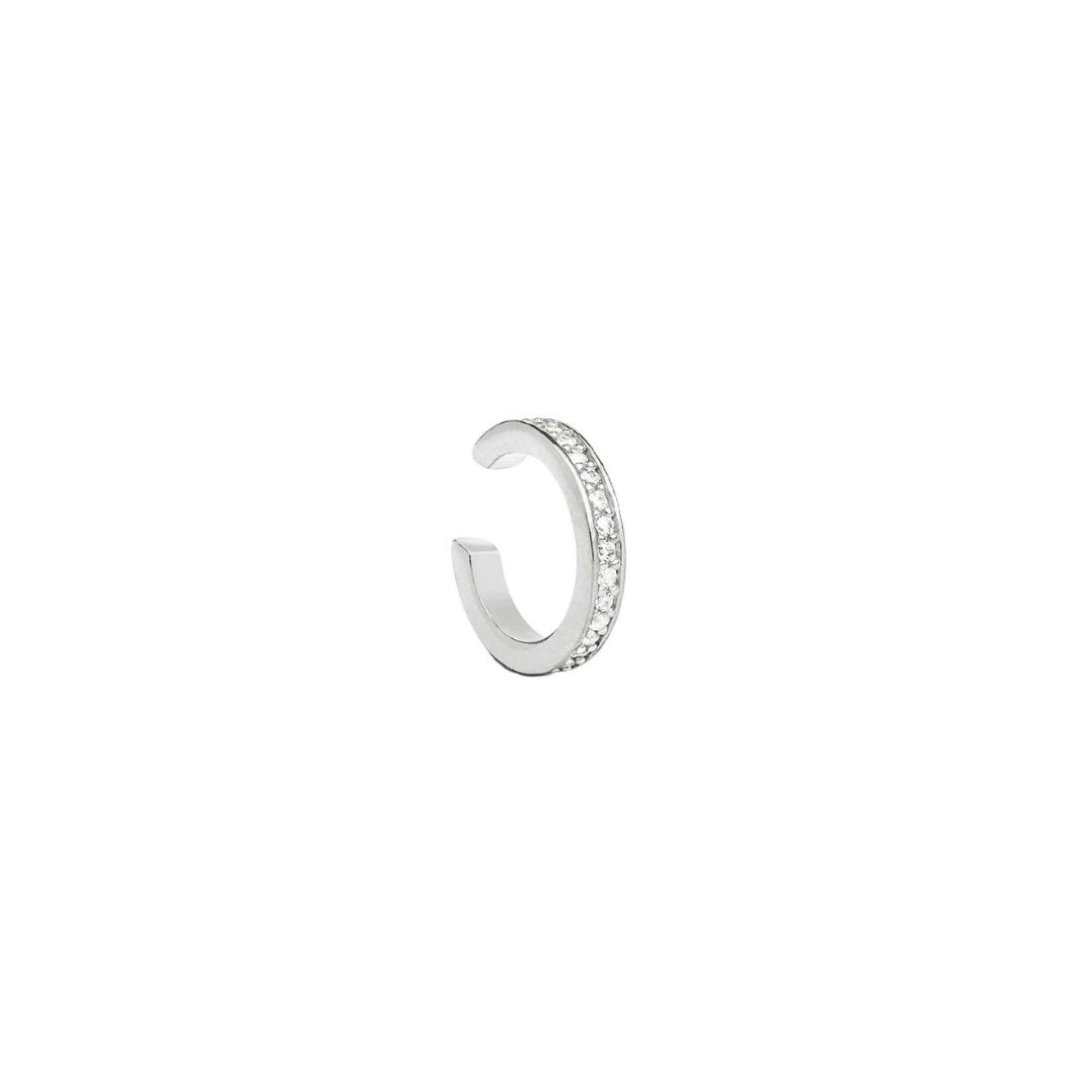Ear cuff i äkta silver med kubisk zirkonia