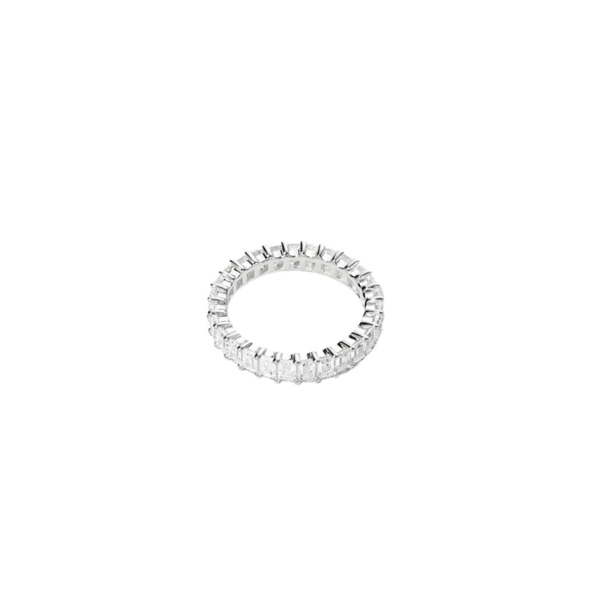 Ring i &auml;kta silver med kubisk zirkonia, 19.0