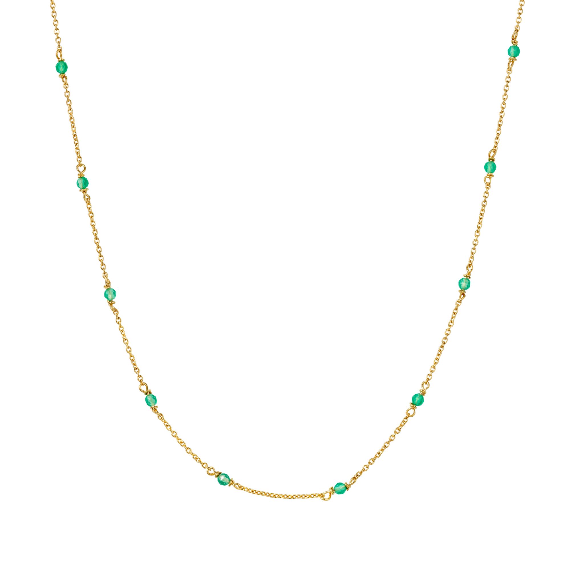 Halsband Santa Monica i &auml;kta silver