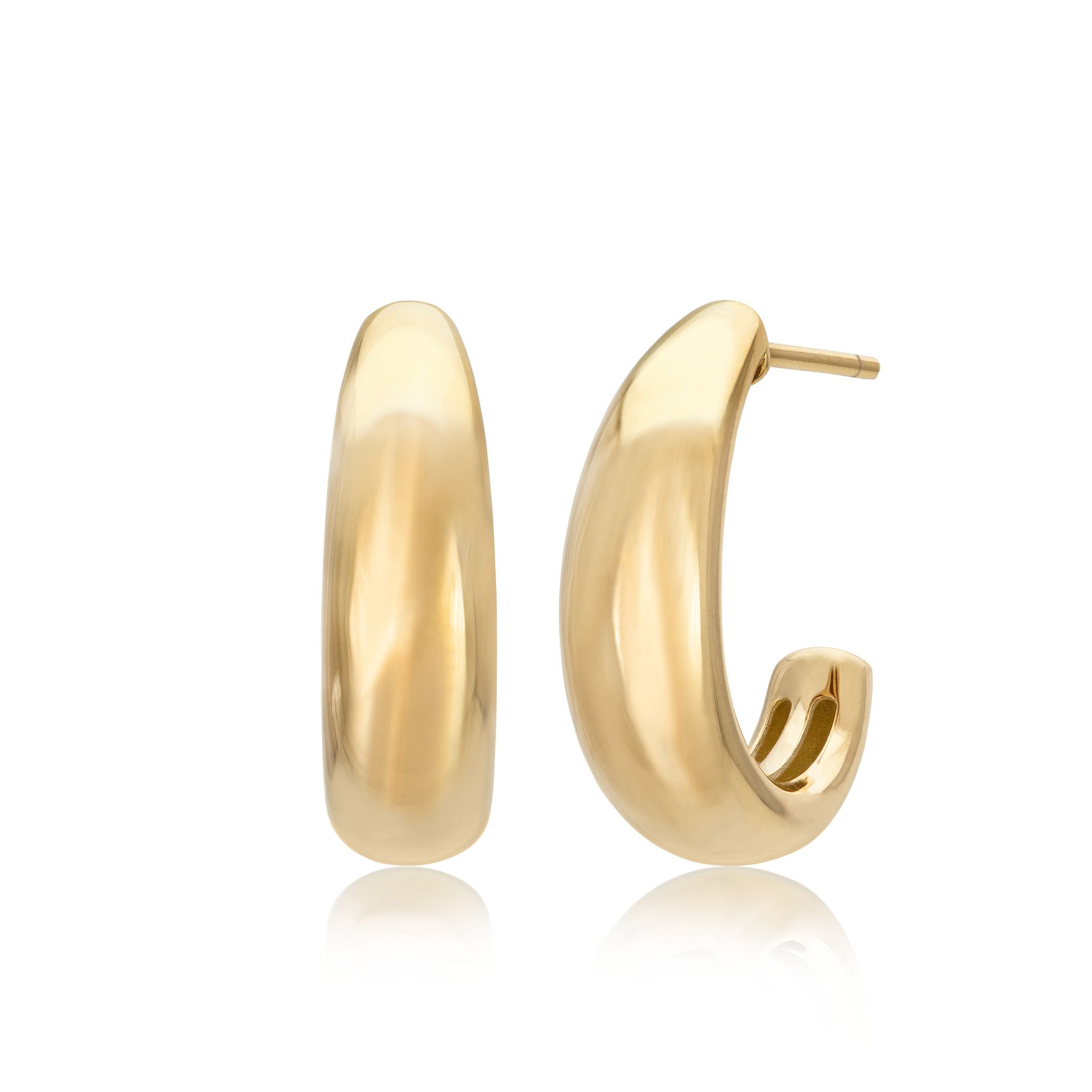 Örhängen Bold Gold i 14K guld