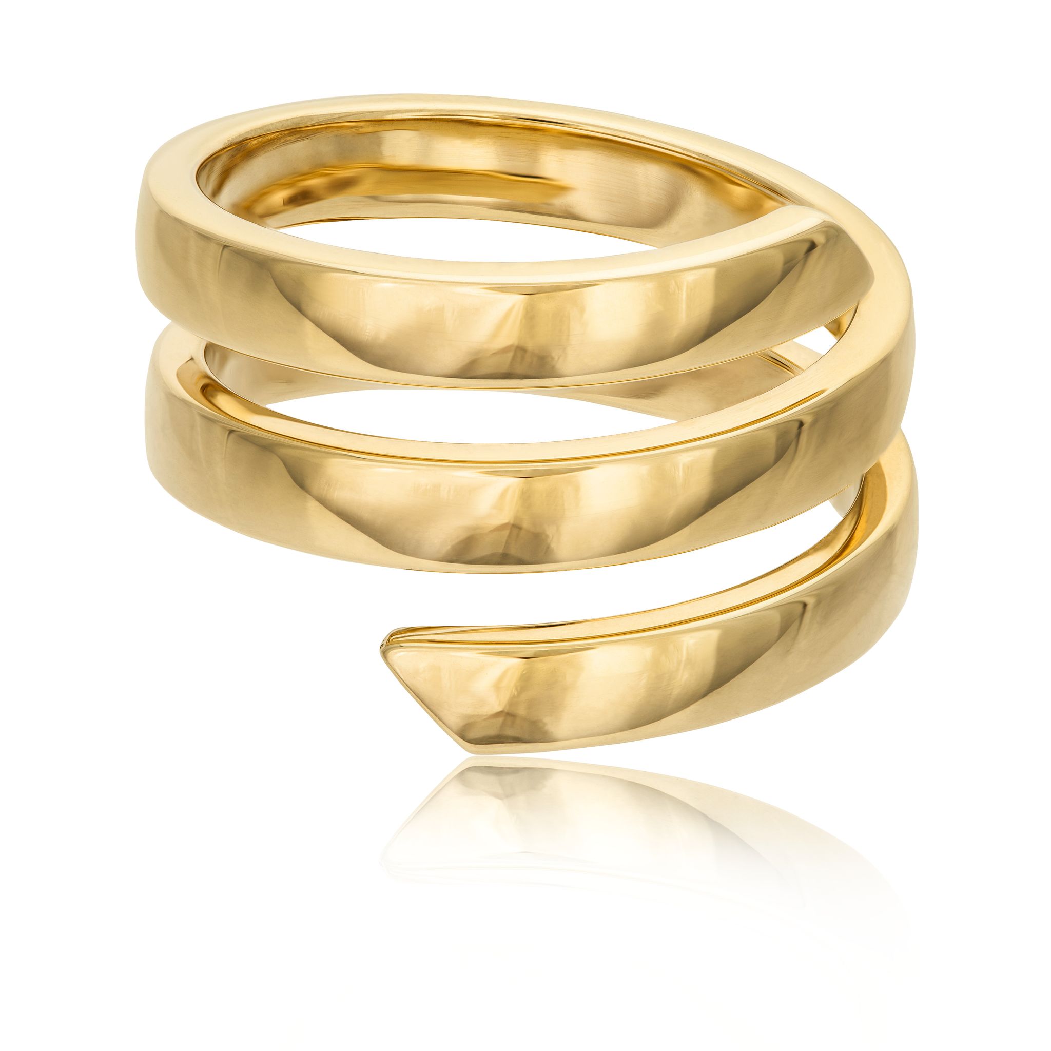 Ring Spiral i 14K guld, 17.0