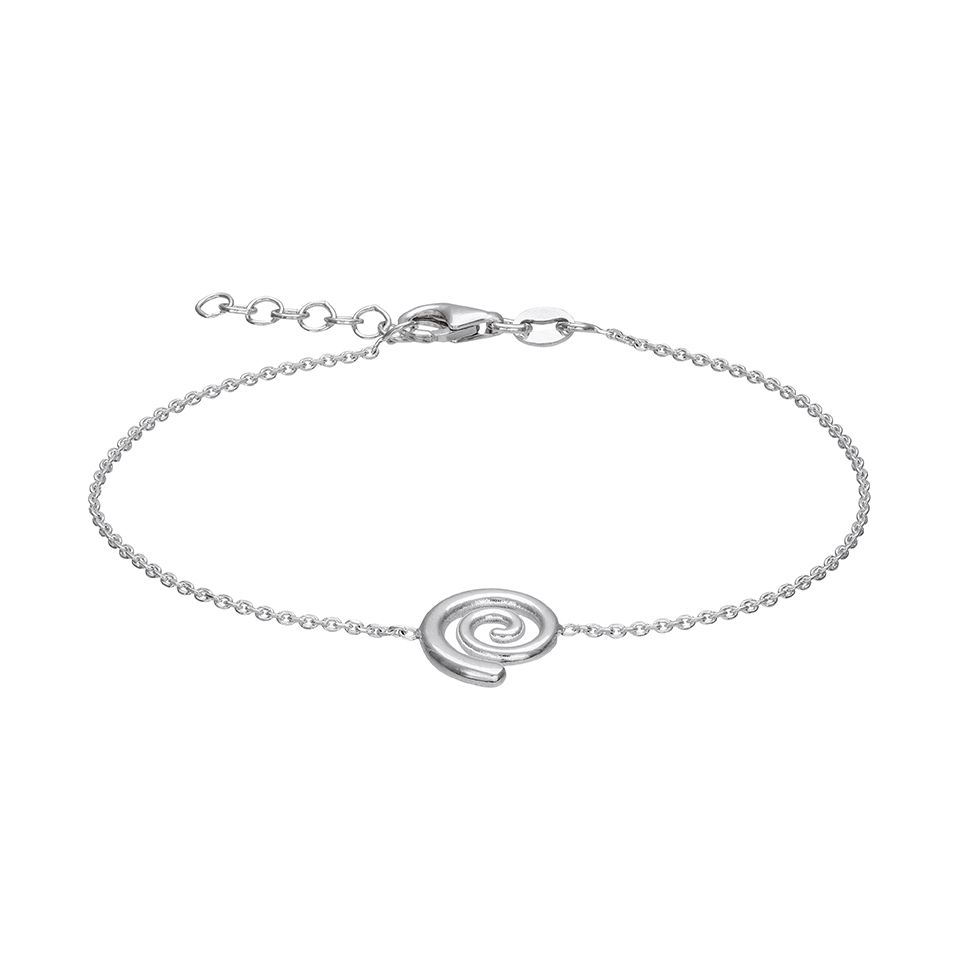 Armband i &aring;tervunnet silver