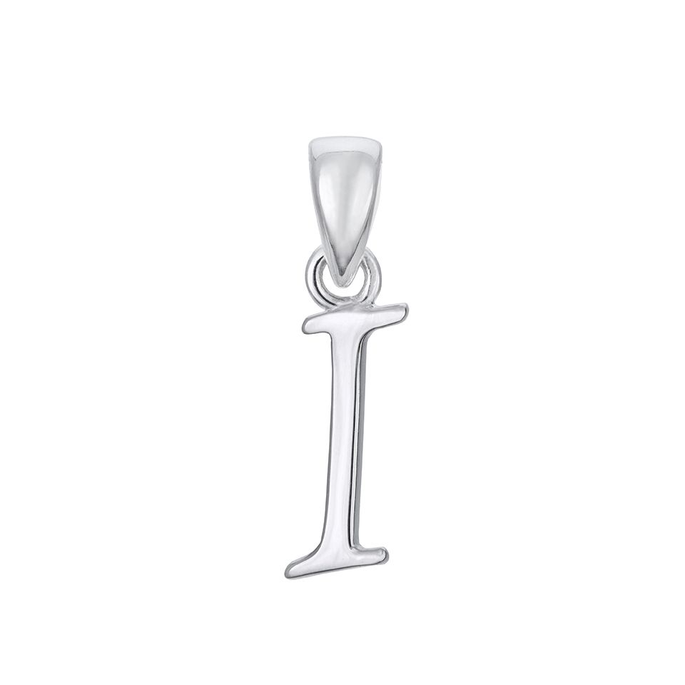 Hängsmycke i äkta silver Bokstav I