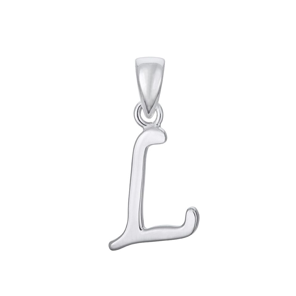 Hängsmycke i äkta silver Bokstav L