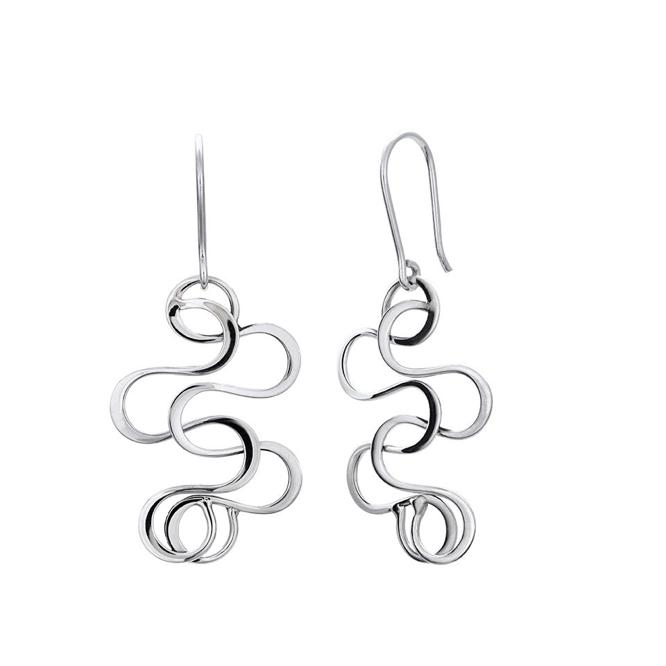 Örhängen i äkta silver med krok