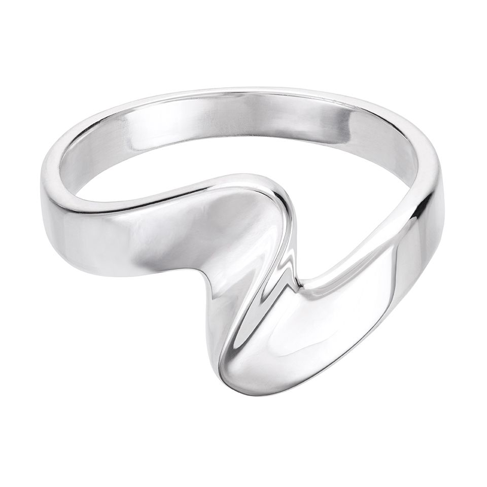 Sv&auml;ngd ring i &auml;kta silver, 20.0