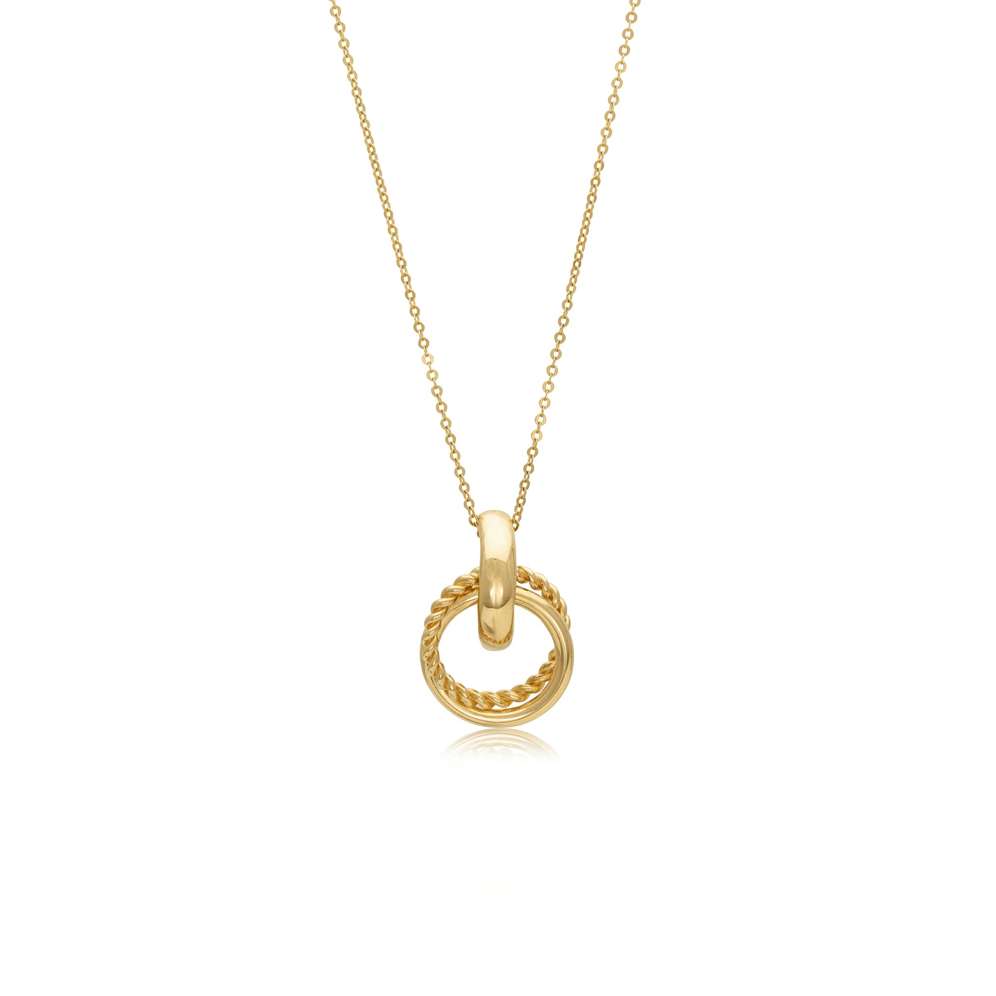 Halsband Circle i 14K guld