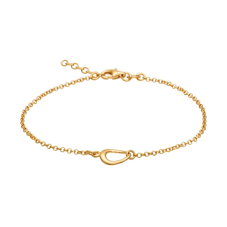 Armband i &aring;tervunnet silver