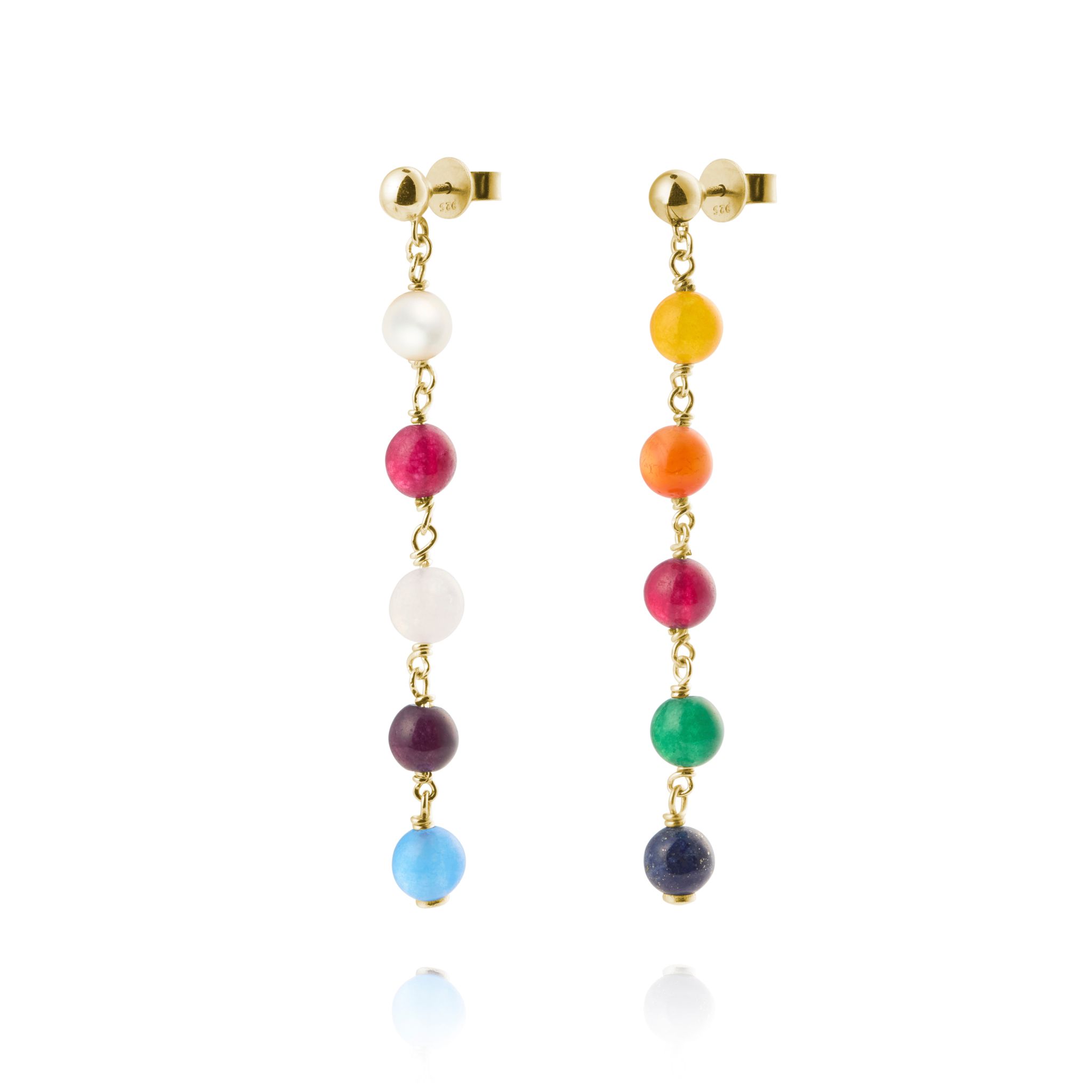 Örhängen Childhood i återvunnet silver