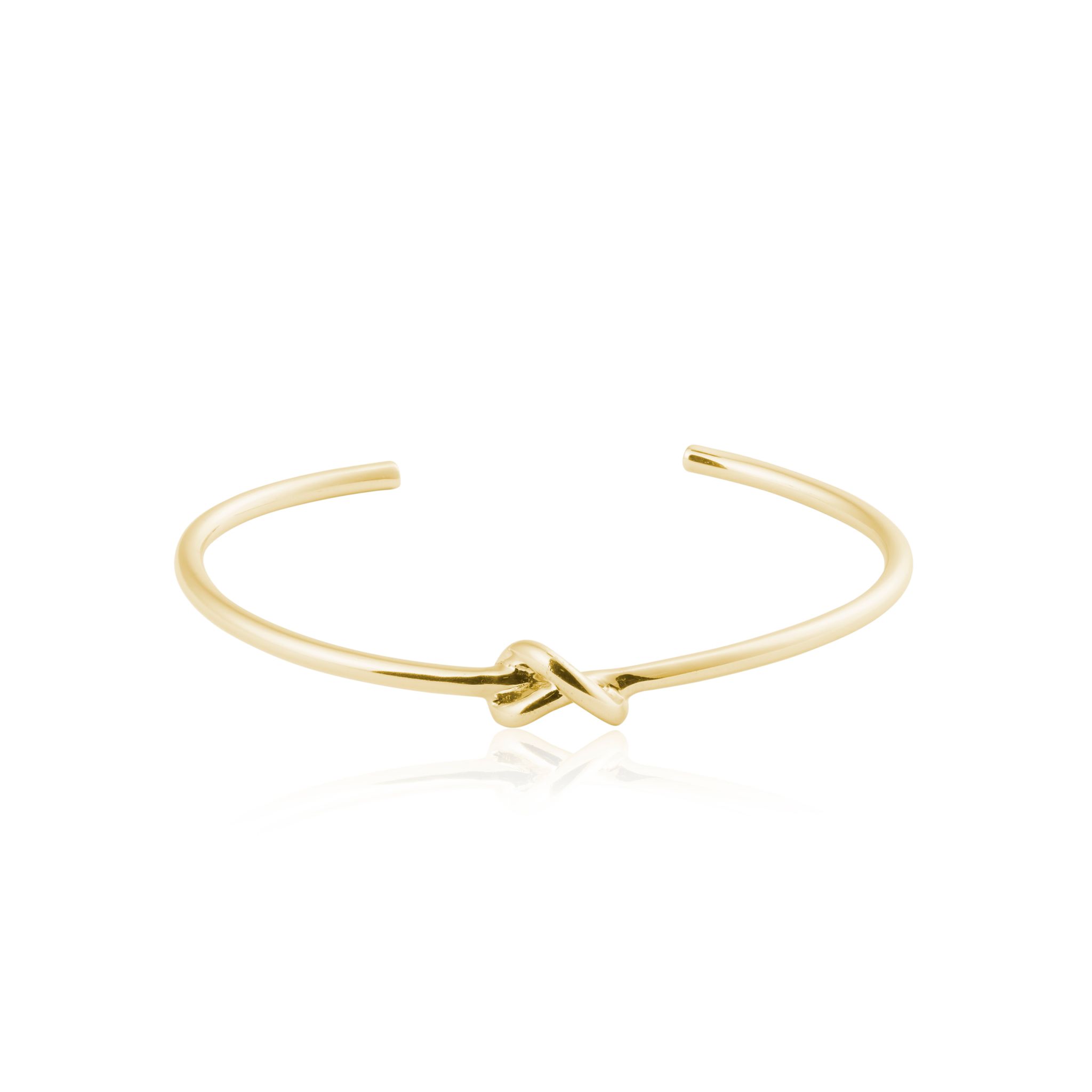 Armring Knot i återvunnet silver