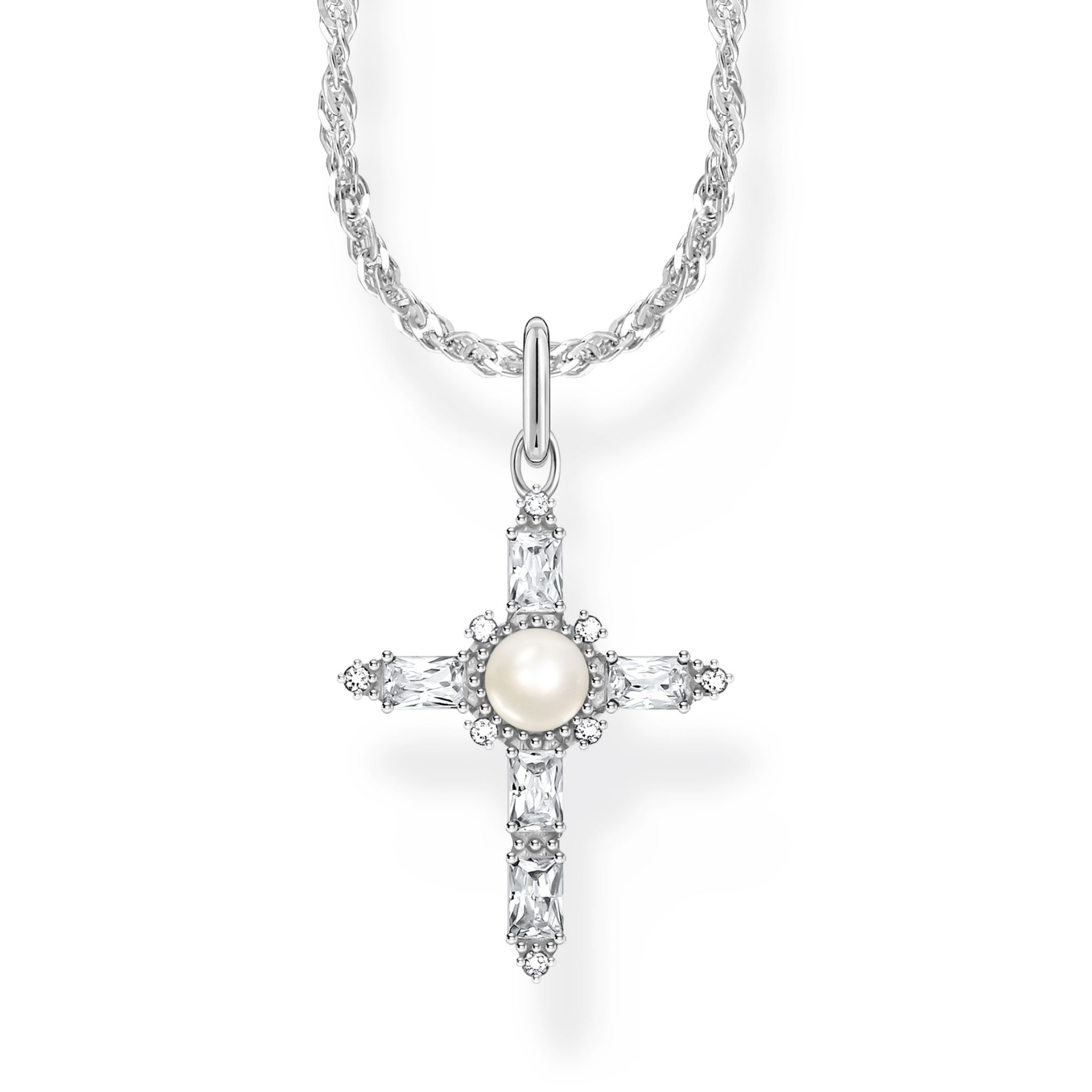 Halsband med hängande kors