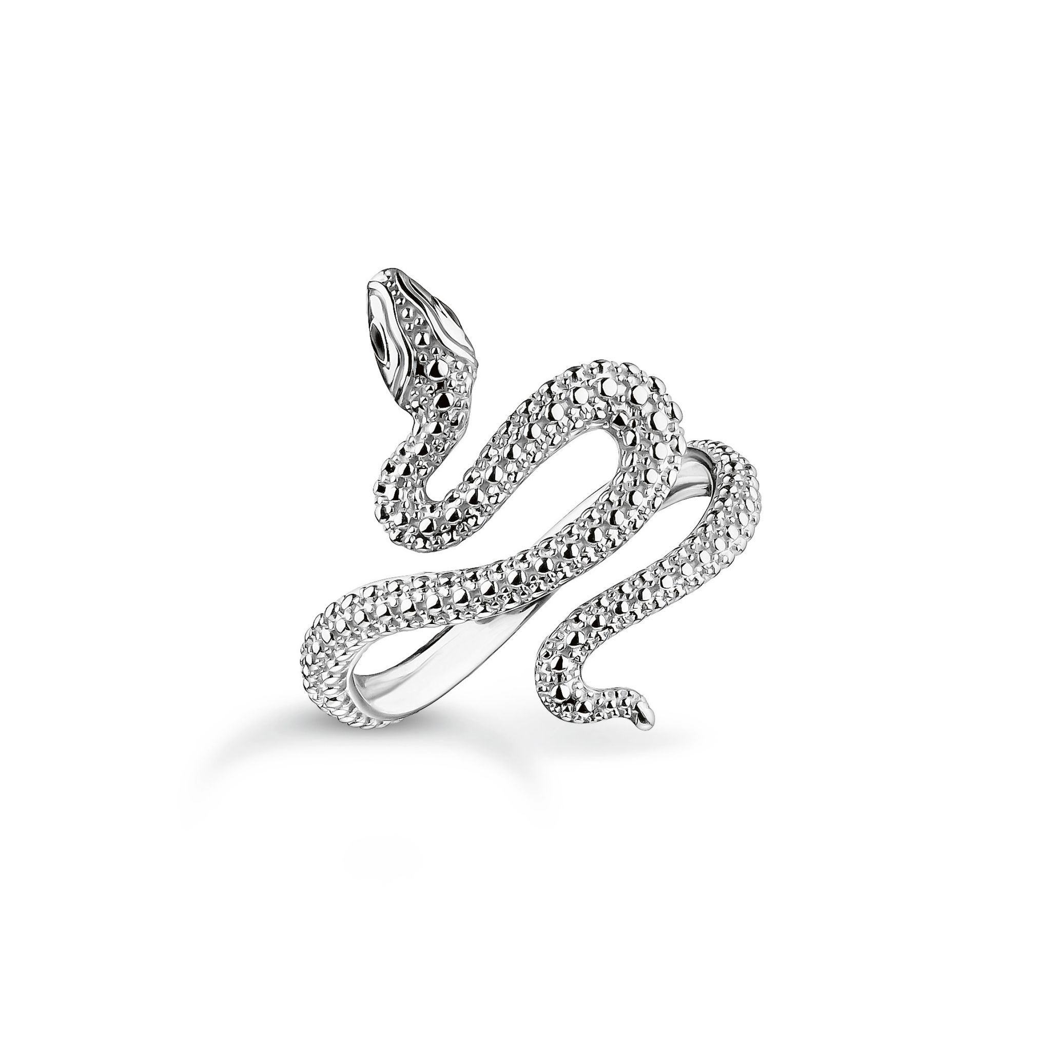 Ring orm i &auml;kta silver, 19.0