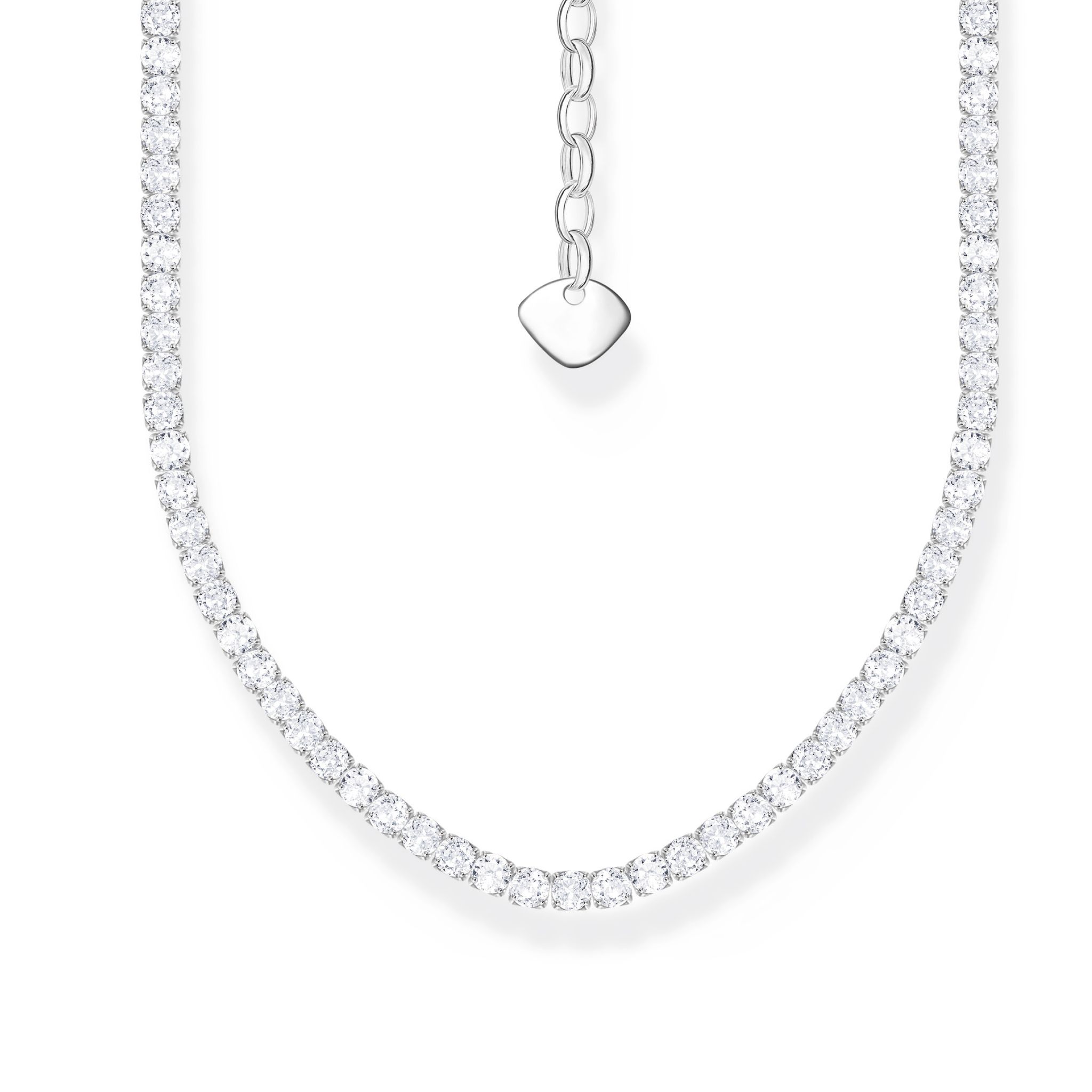 Halsband med kubisk zirkonia