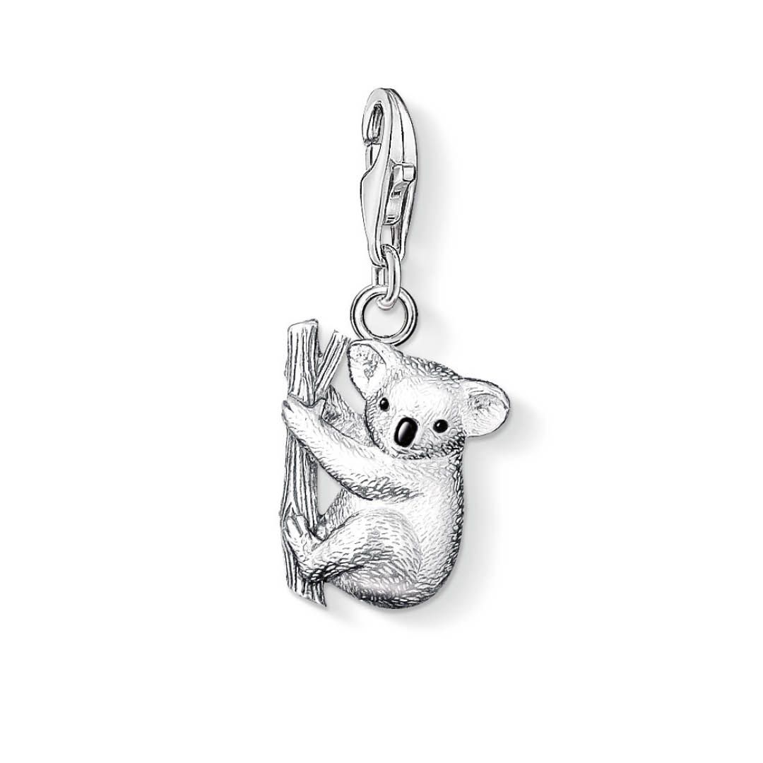 Berlock i äkta silver med en koala