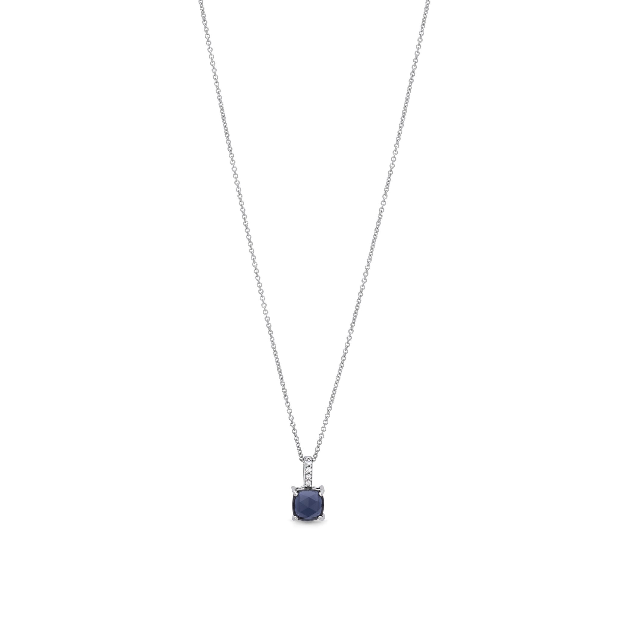 Halsband TACKSAMHET i &auml;kta silver