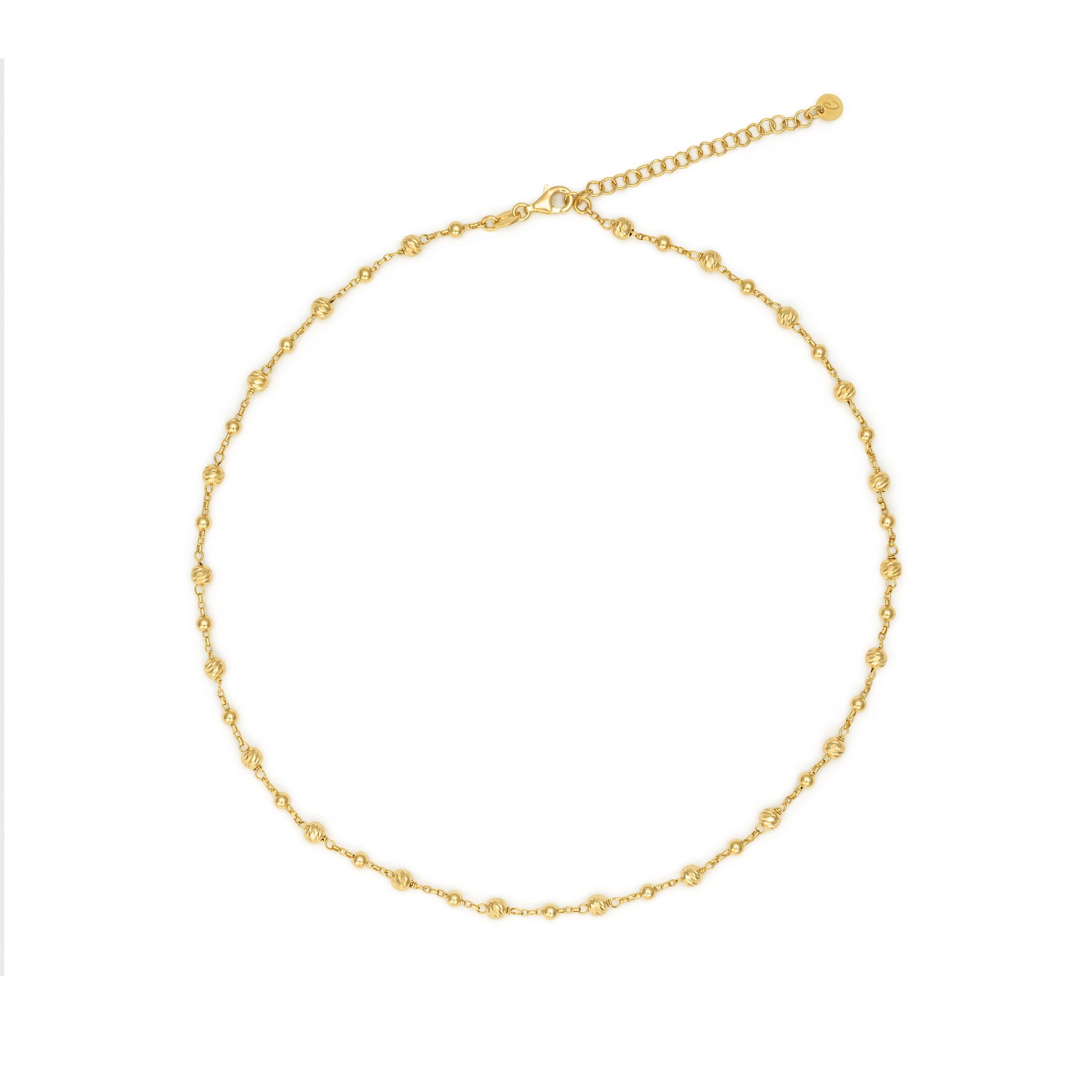 Halsband &Ouml;DMJUKHET i &auml;kta silver