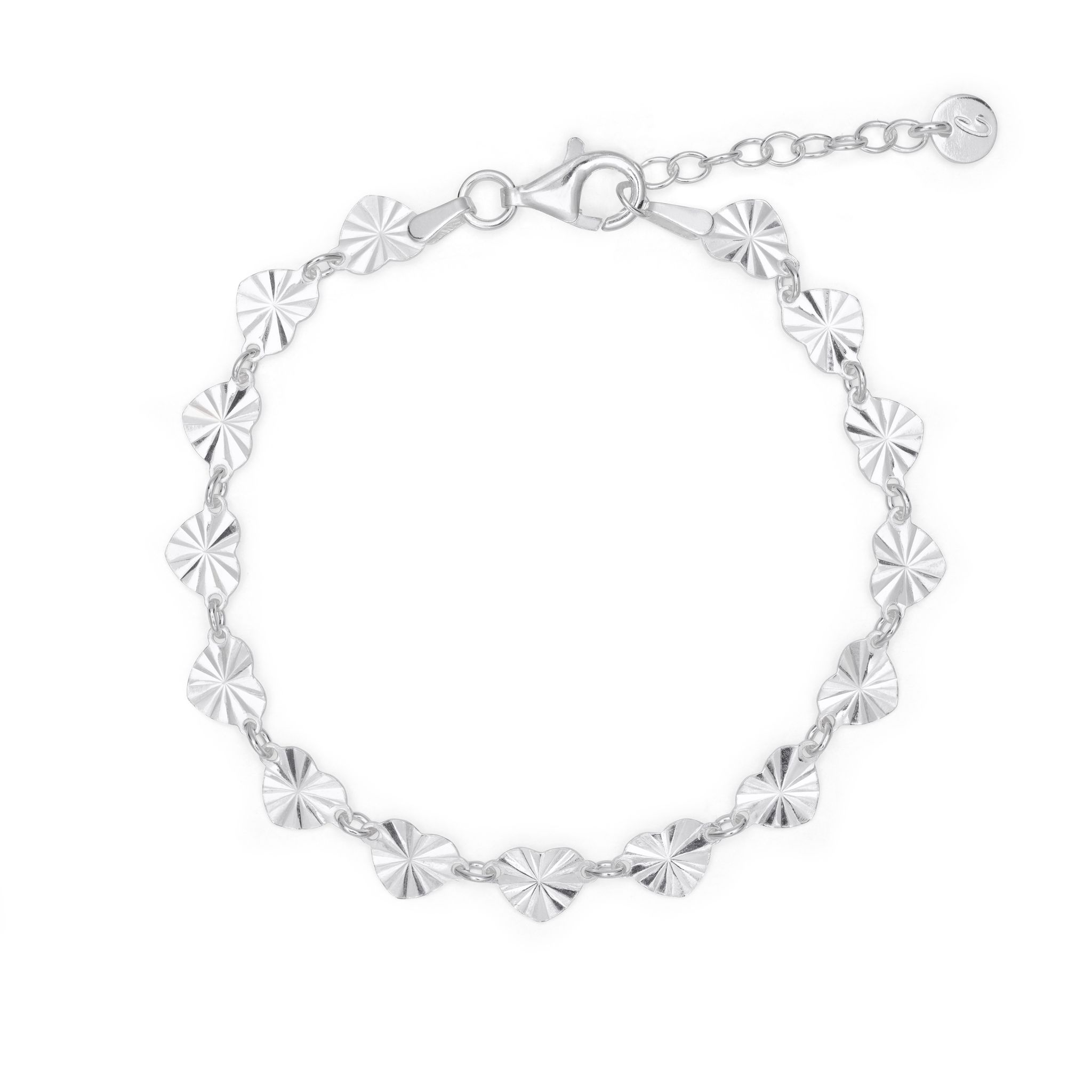 Armband BESINNING i &auml;kta silver