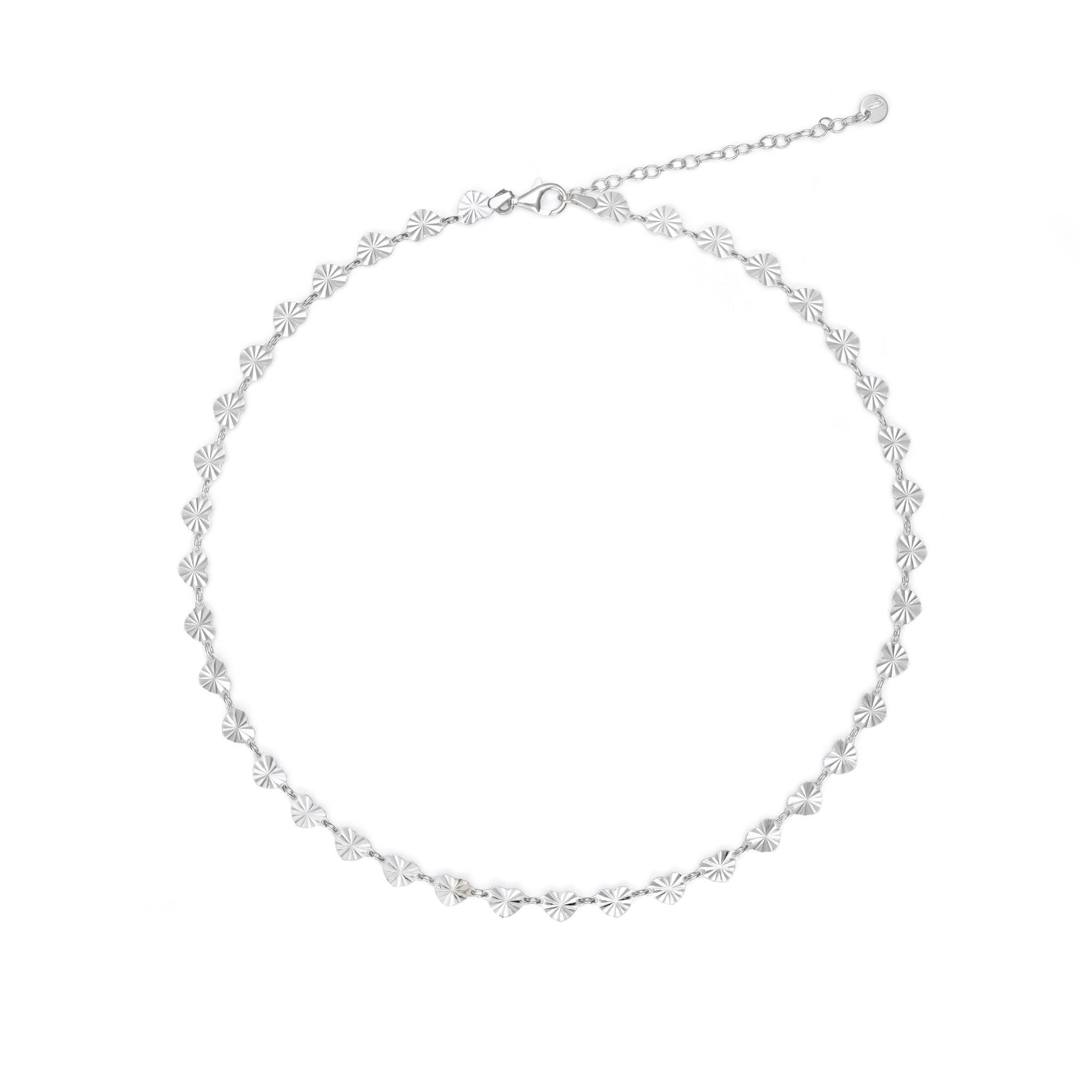 Halsband BESINNING i &auml;kta silver