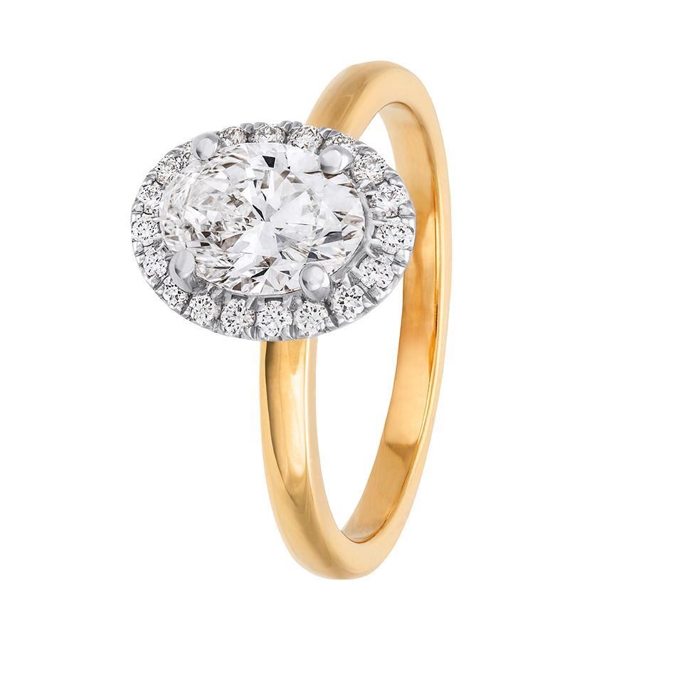 Diamantring Ljubljana 1,14 ct, 17.0