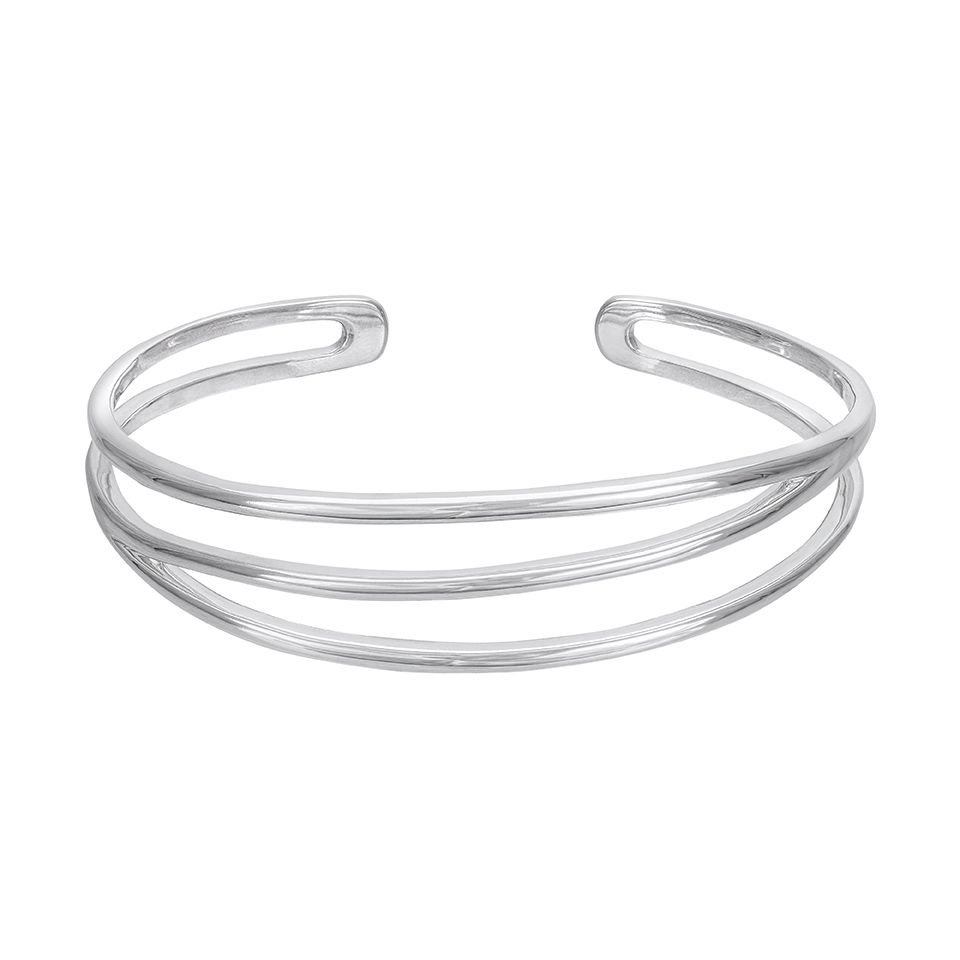 Armring i &auml;kta silver