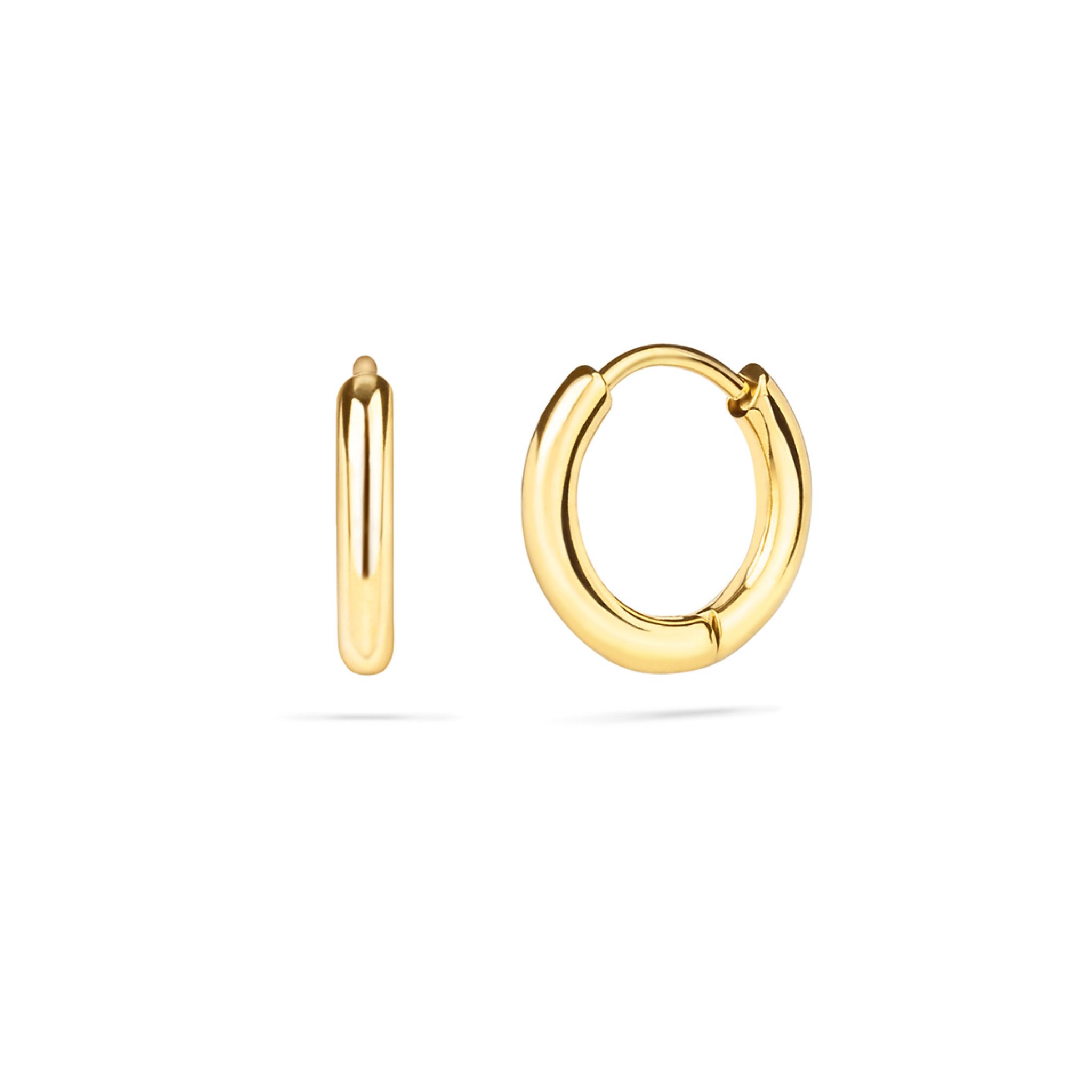 Örhängen i förgyllt äkta silver