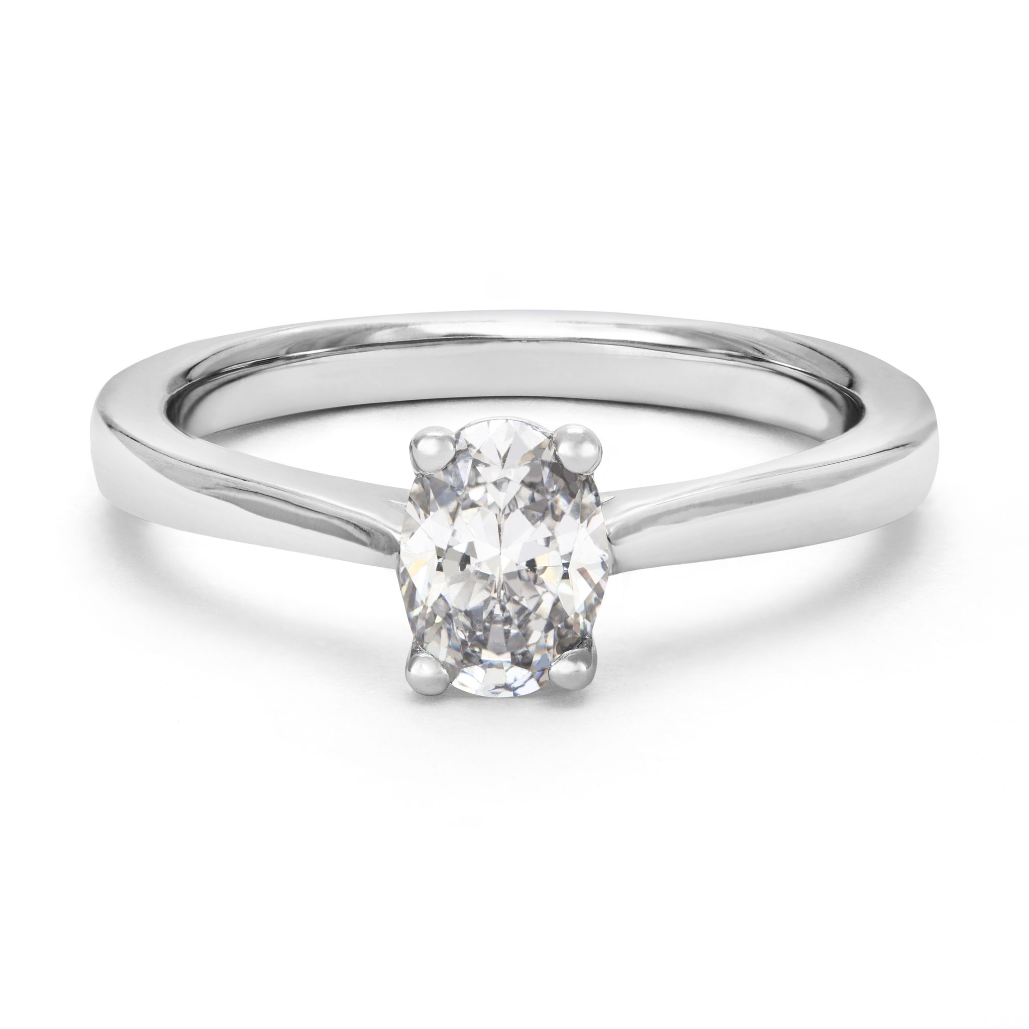 Ring med labbodlad diamant Electra, 18.0