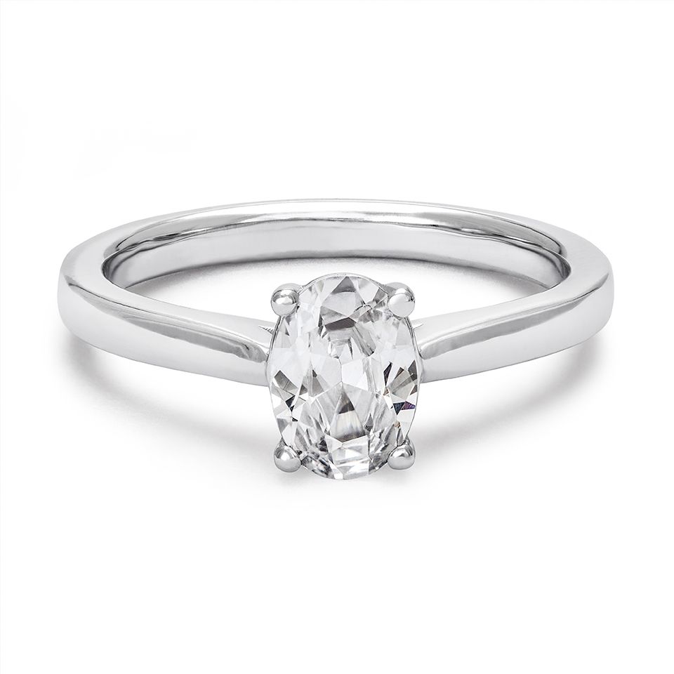 Ring med labbodlad diamant Electra, 19.0