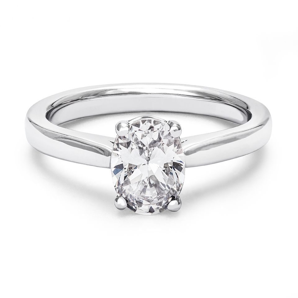 Ring med labbodlad diamant Electra, 17.0