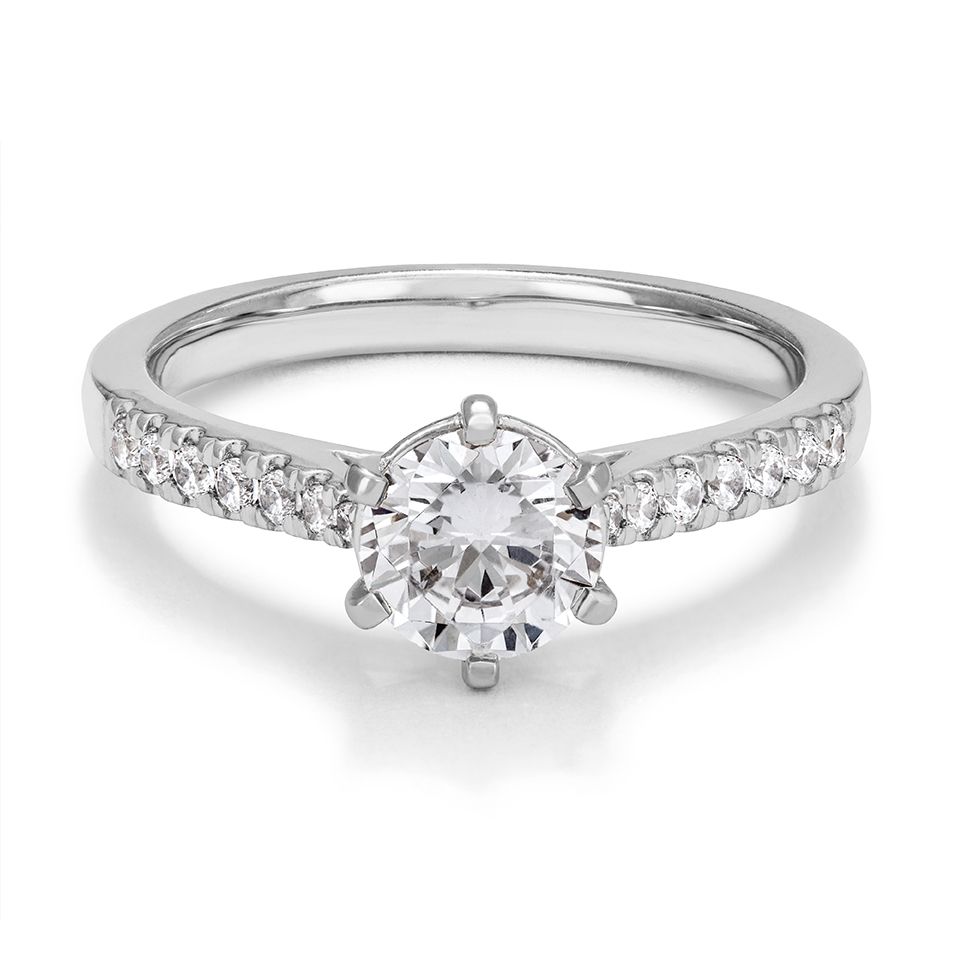 Ring med labbodlade diamanter Vega, 19.0