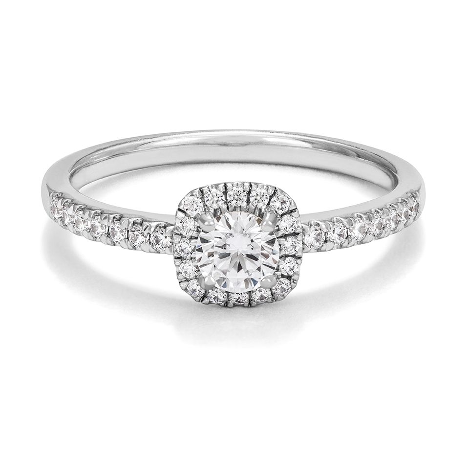 Ring med labbodlade diamanter Sirius, 16.5