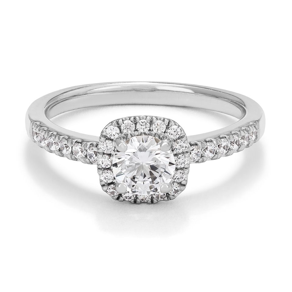 Ring med labbodlade diamanter Sirius, 18.0