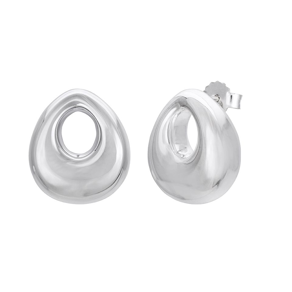 Fylliga örhängen i äkta silver