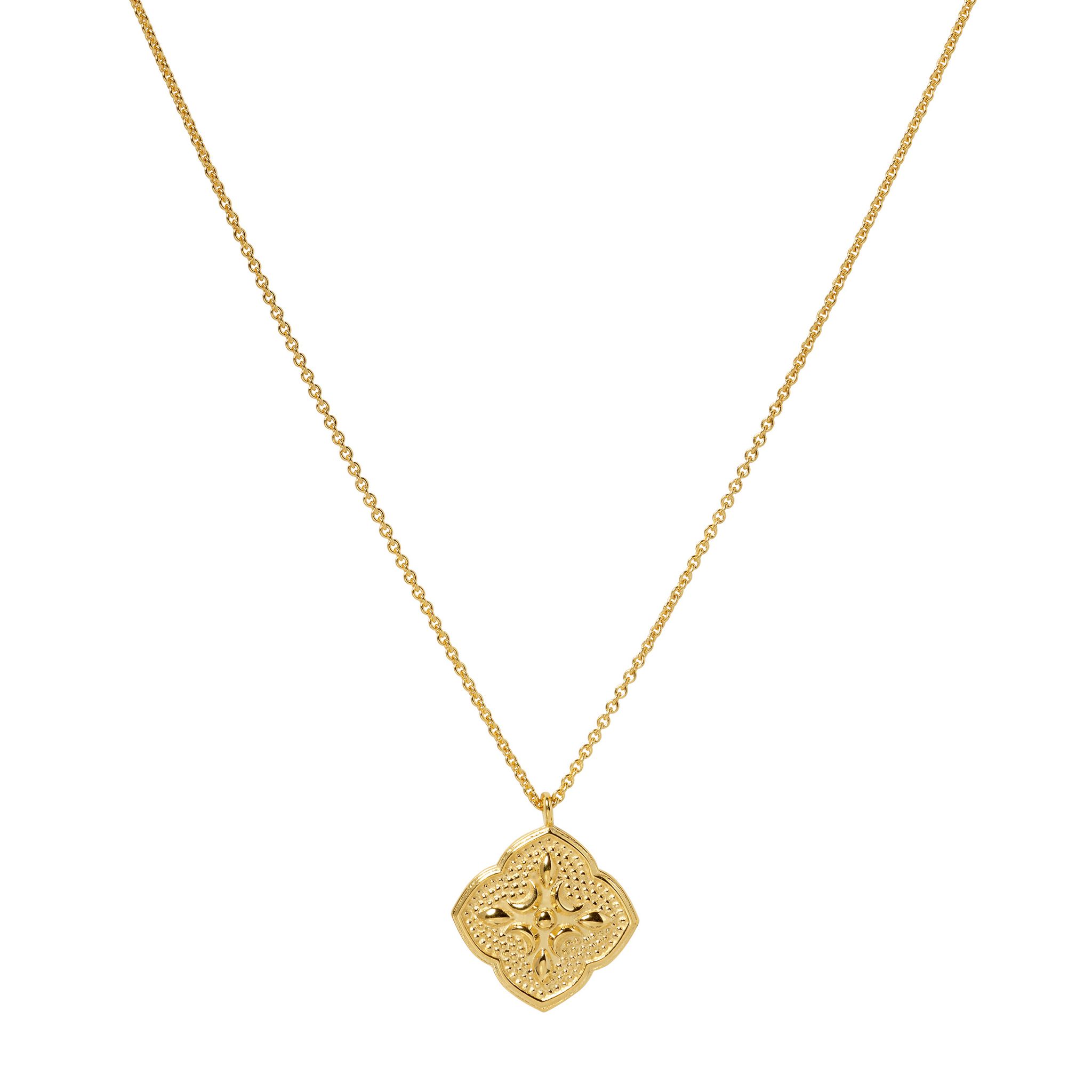 Halsband Luna i &auml;kta silver