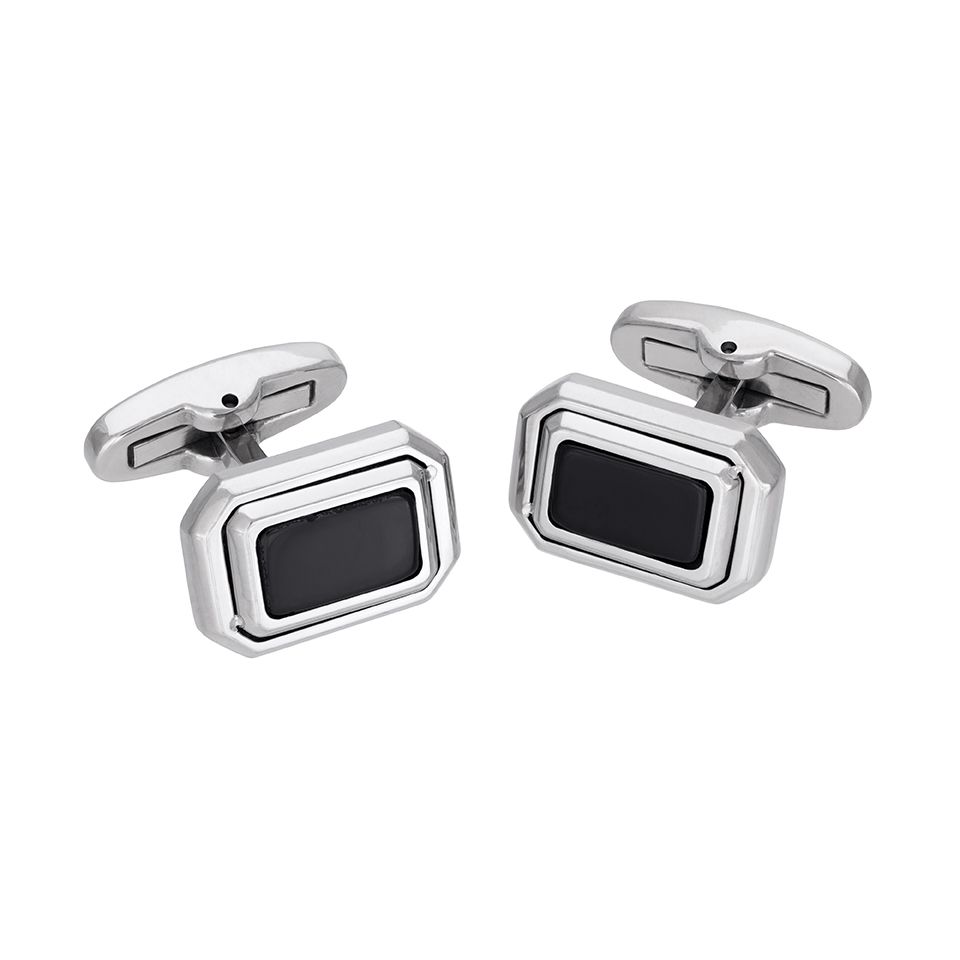 Manchettknappar i st&aring;l