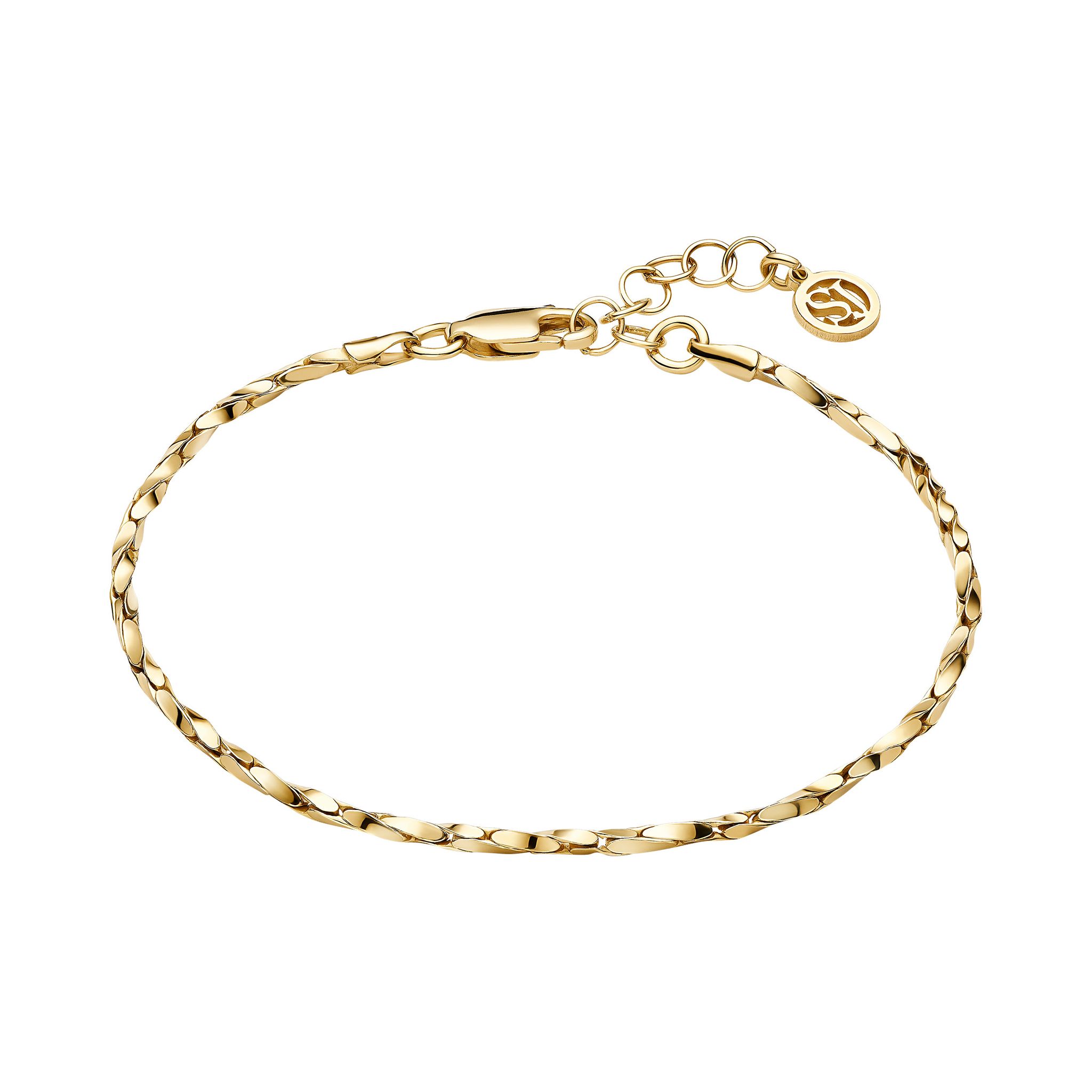 Savona armband i &auml;kta silver