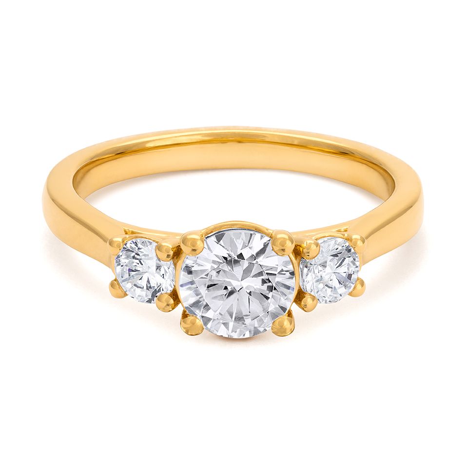 Ring med labbodlade diamanter Maia, 16.0