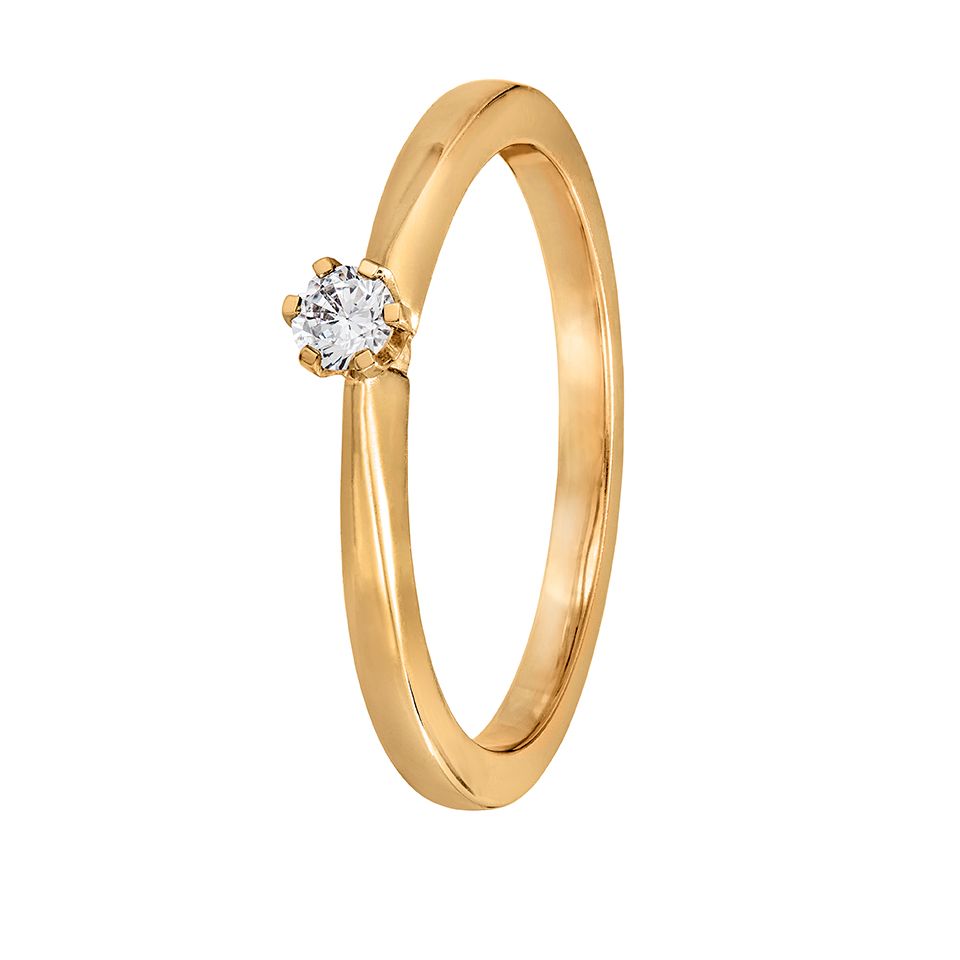 Diamantring Rome 0,10 ct, 15.0