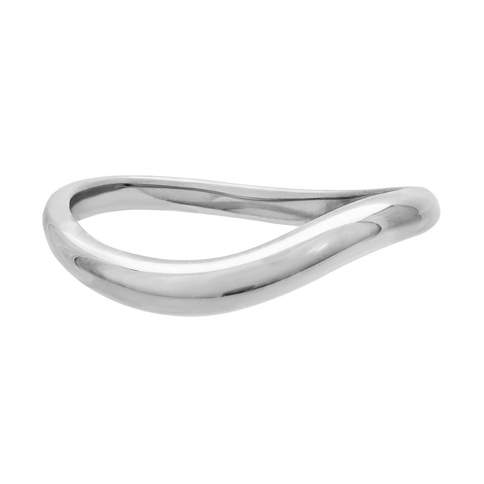 Ring i &aring;tervunnet &auml;kta silver, 17.0