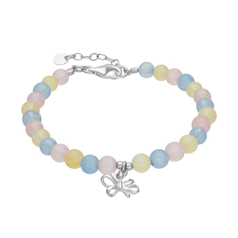 Armband i &auml;kta silver