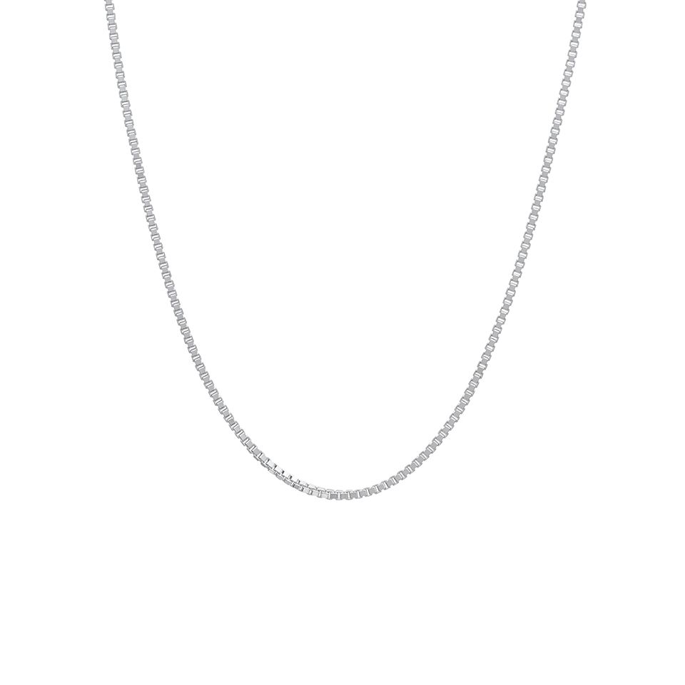 Kedja i &auml;kta silver 60 cm