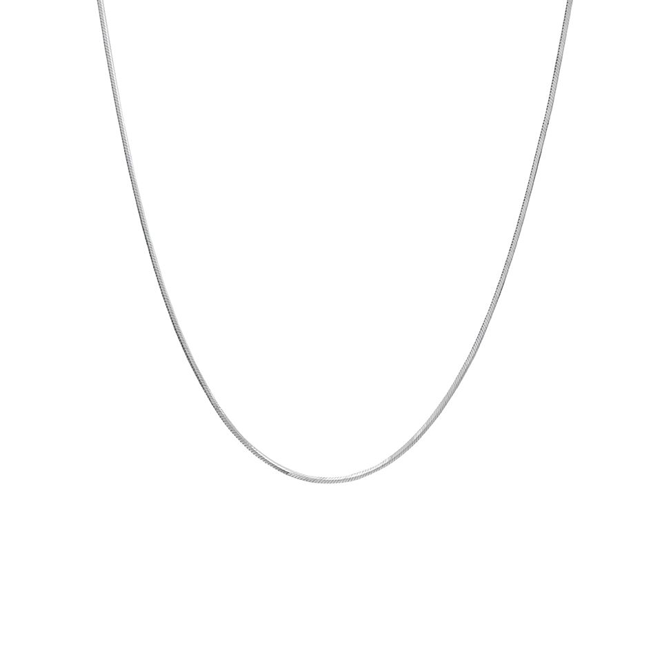 Kedja i &auml;kta silver 42cm