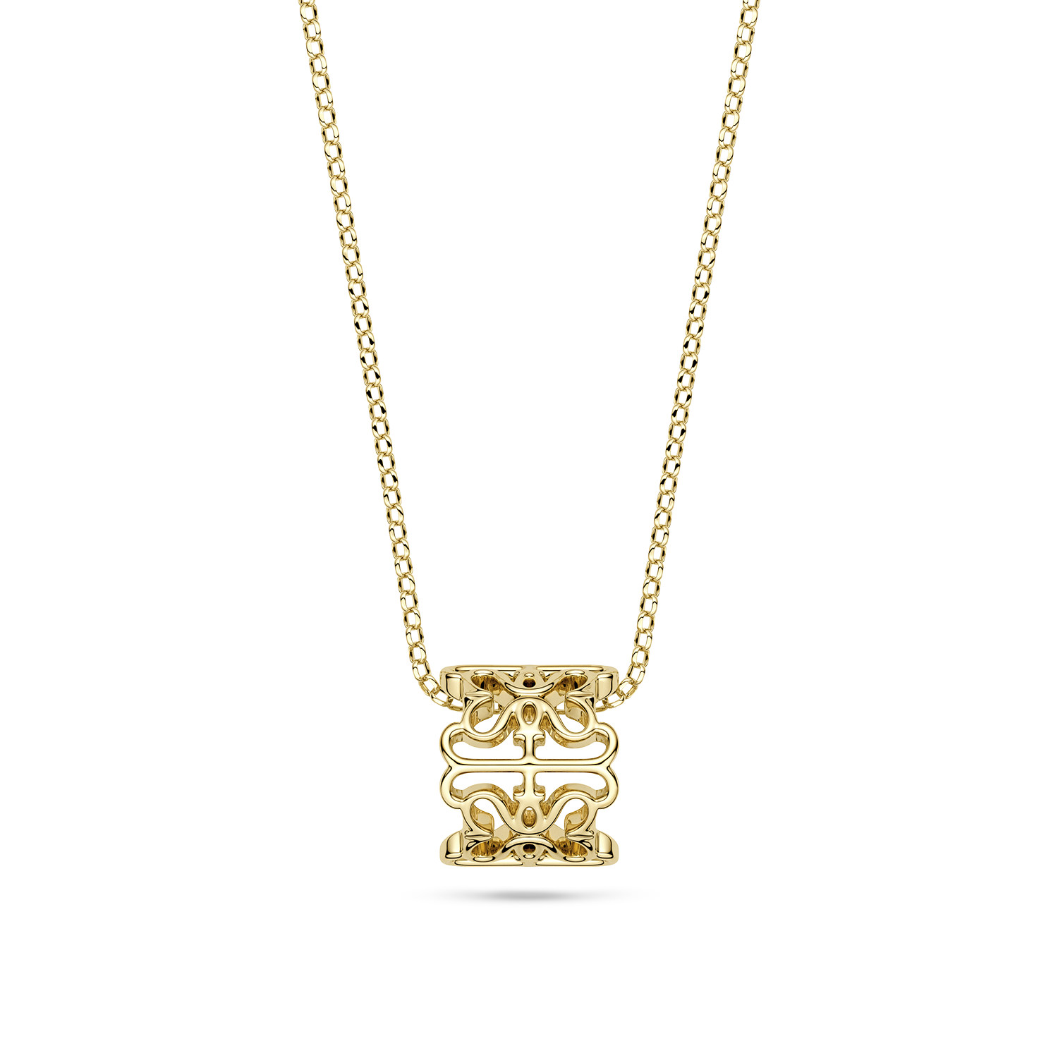 Halsband Icona i &auml;kta silver